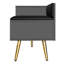 Banc de rangement moderne avec coussins rembourrés-1391112154