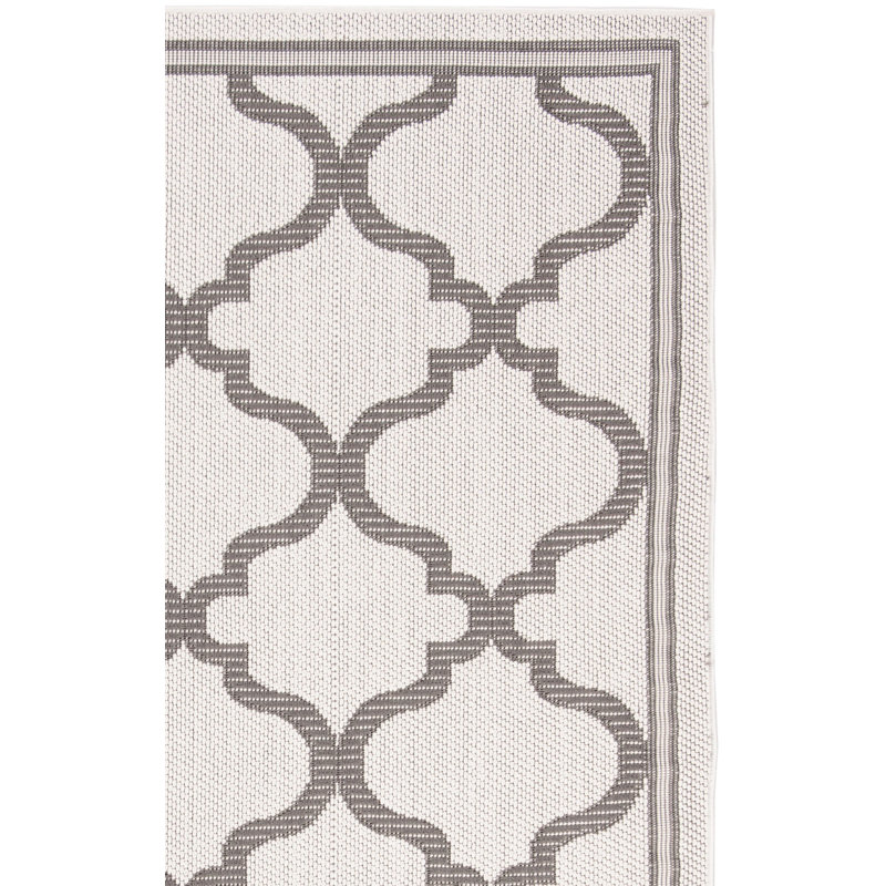 Tapis d'intérieur / extérieur géométrique Murielle Performance, Rectangle 4 pi x 6 pi