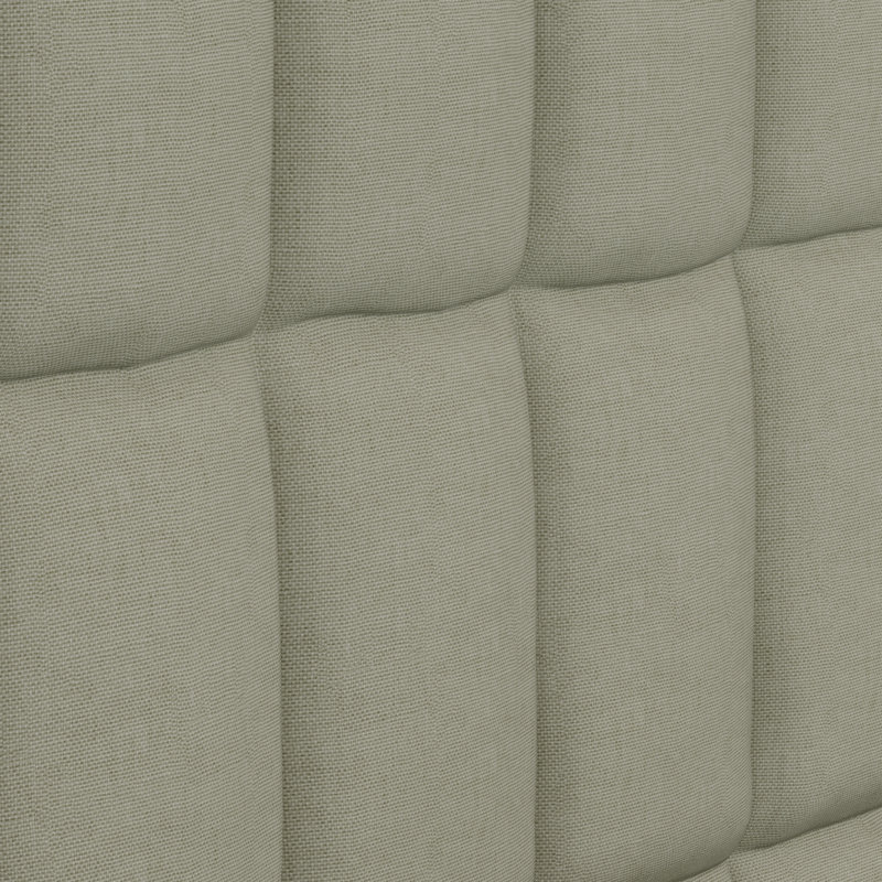 Tête de lit tapissier Ahitana, Beige, Très grand