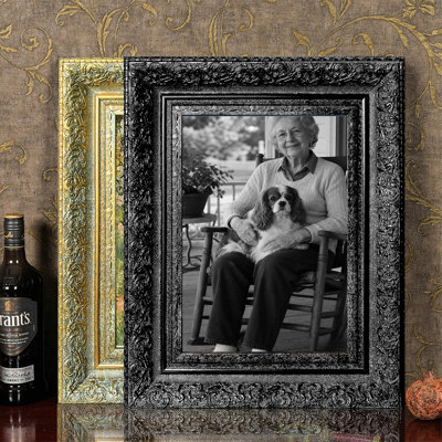 Black 3 PCS 11" x 14" Decorative Picture Frame with Plexiglass Front