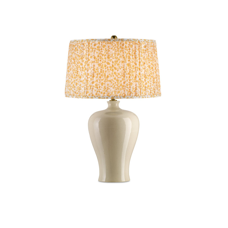 Maiden Fern Empire Lamp Shade, Yellow