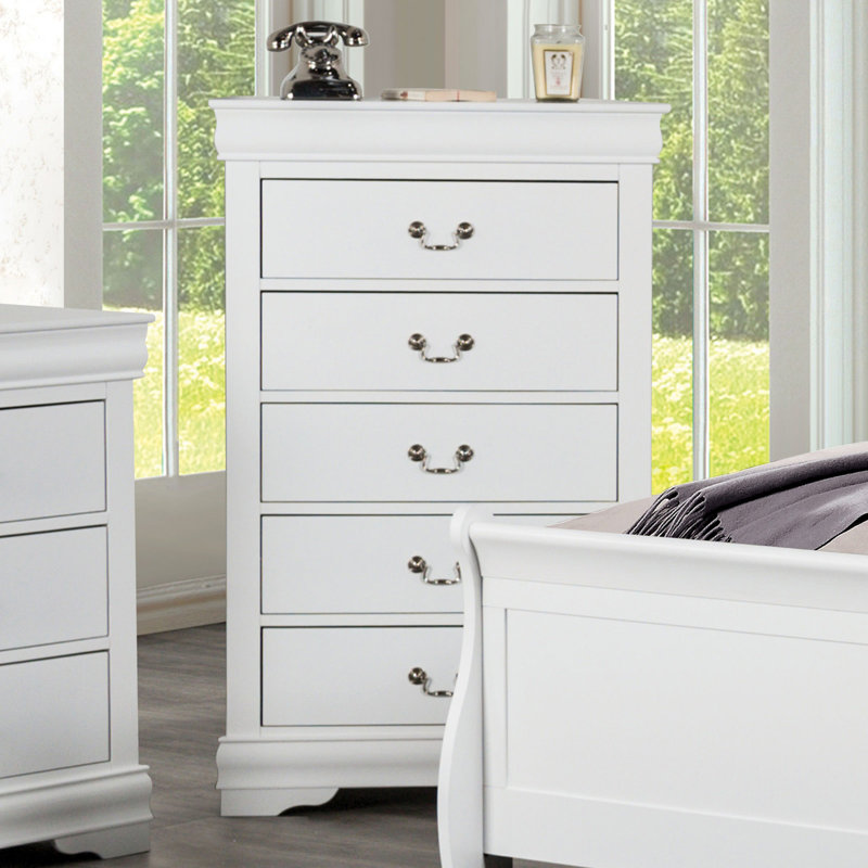 Commode style transitionnel 1pc, Blanc