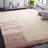 Caben Hand Woven Wool/Cotton Rug in Ivory/Pink-746790702