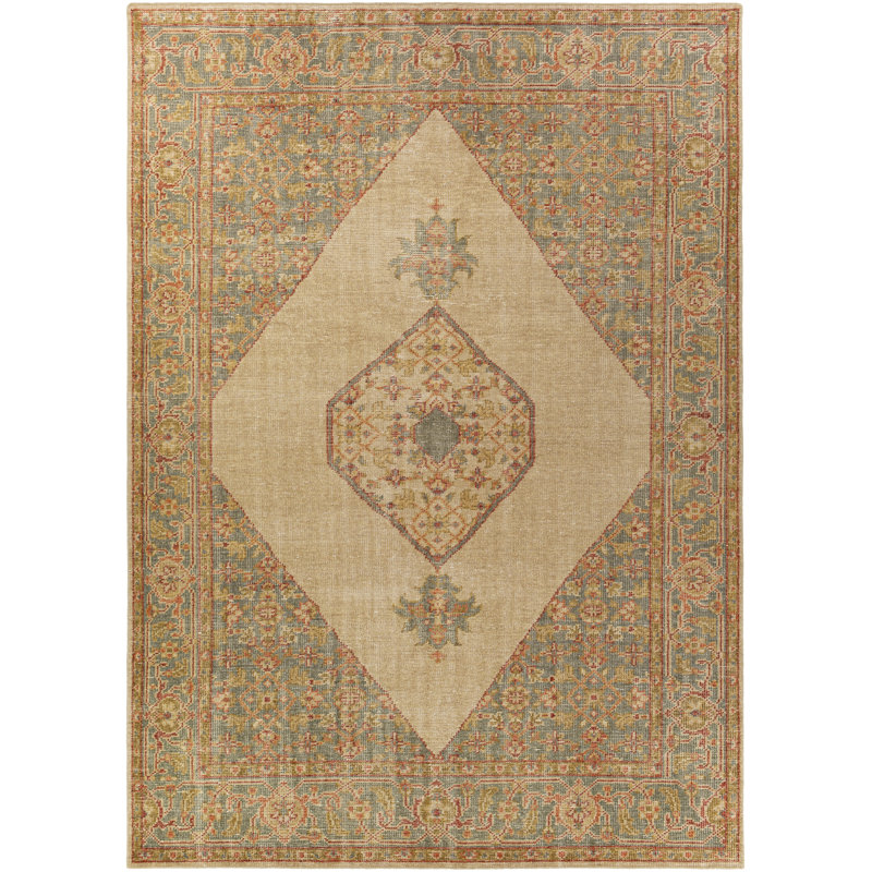 Elsea Wool Oriental Indoor Rug, Rectangle 8' x 11'