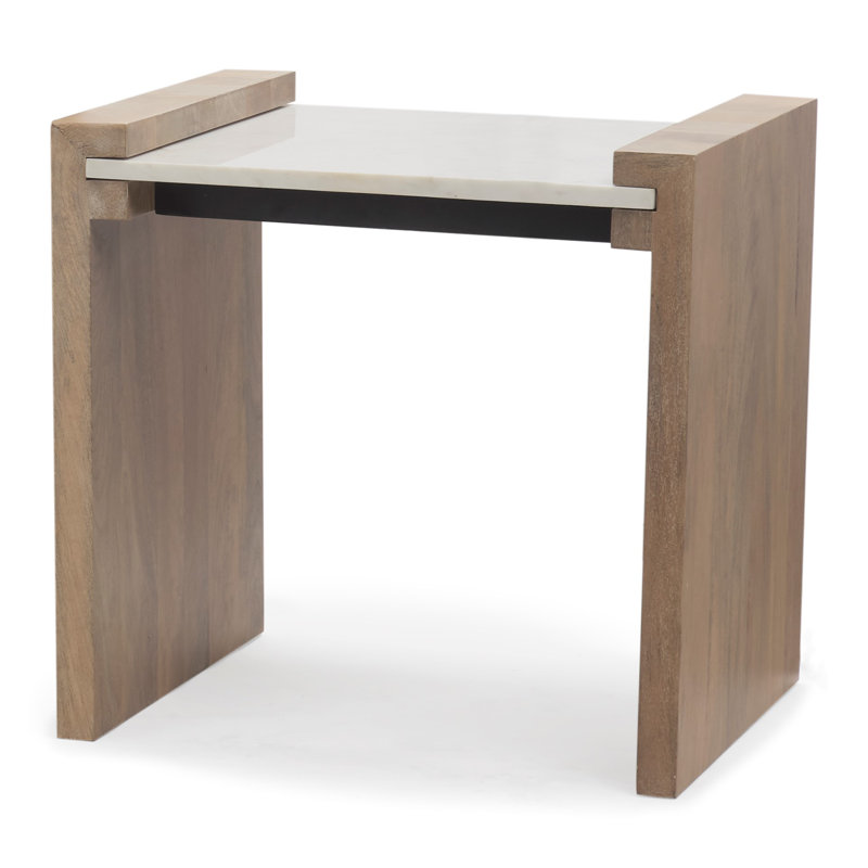 Marble Top End Table