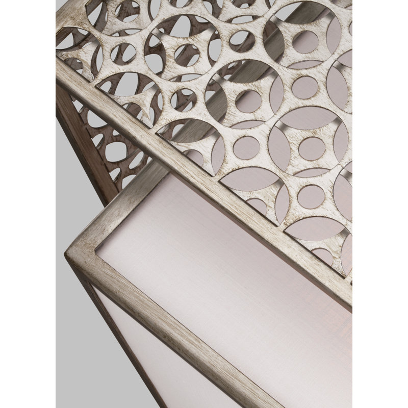Lustre carré / rectangle à 3 ampoules Permenter