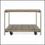 Table basse de salon en bois avec roulettes Corbeta