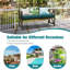 Banc de jardin en acier