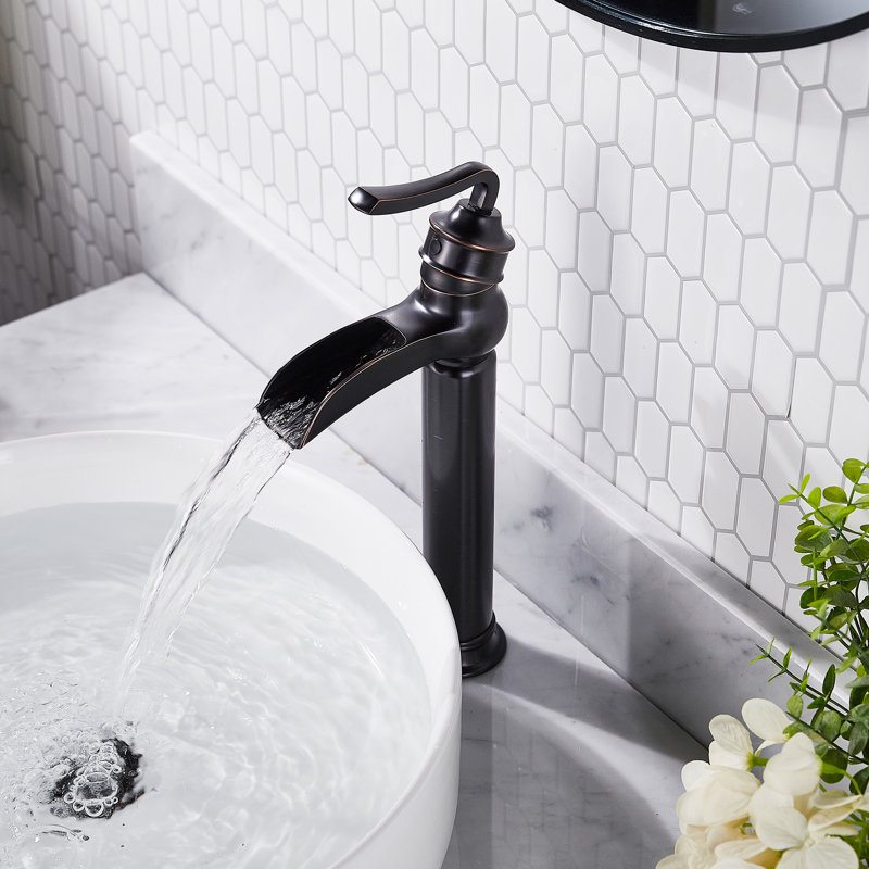 Waterfall Tap with Waste, Oil-rubbed Bronze