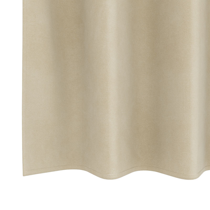 Curtains Polyester Medium Decorative Inlays, 140cm Width x 225cm Drop, Cream