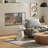 Robbie 16"W Solid Mango Wood Round Accent Table with Sculptural Design-108257870