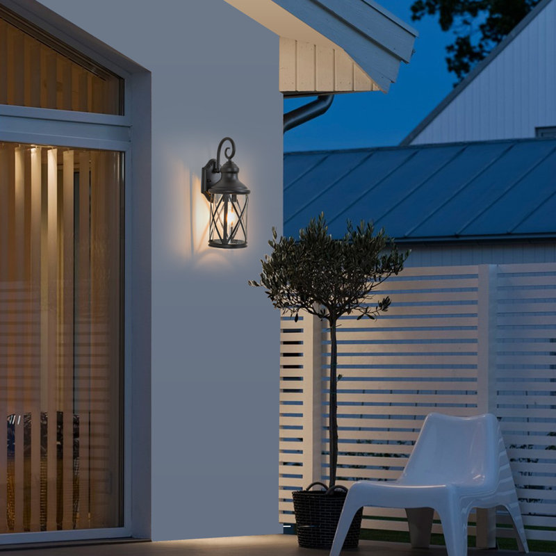 Patankar 1-Light Wall Light Outdoor Light Fixtures Outdoor Lights Dusk to Dawn Outdoor Lighting