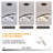 Imma 2 Rings Dimmable LED Tiered Chandelier