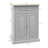Rolling Kitchen Island Cart, Portable Serving Trolley Table With Drawer, Adjustable Shelf And 2 Towel Racks, Grey