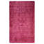 Overdyed Hand-Knotted Wool Modern-Contemporary Pink Area Rug 3' 1" x 5' 1"