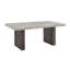  Sorlen Modern 72" Dining Table With 3d Faux Concrete Top