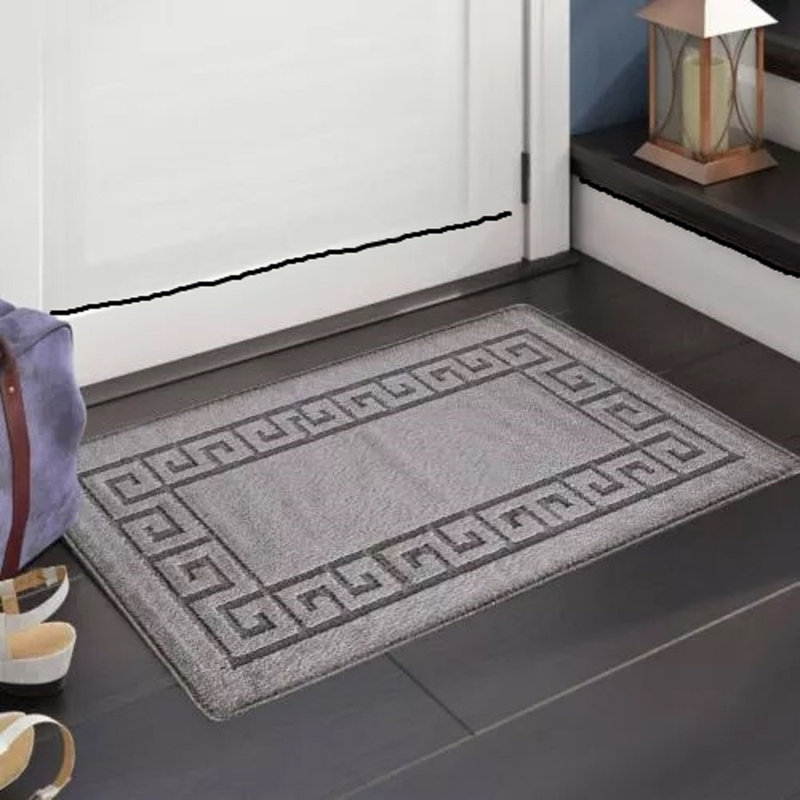 Aidelyn Non-Slip Indoor Doormat, 40cm W x 60cm L, Gray