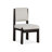 Trestle Dining Table With 4 Upholstered Side Chairs And Buffet-911935809