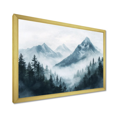 Impression sur toile Gennell Misty Mountain Morning II - montagnes