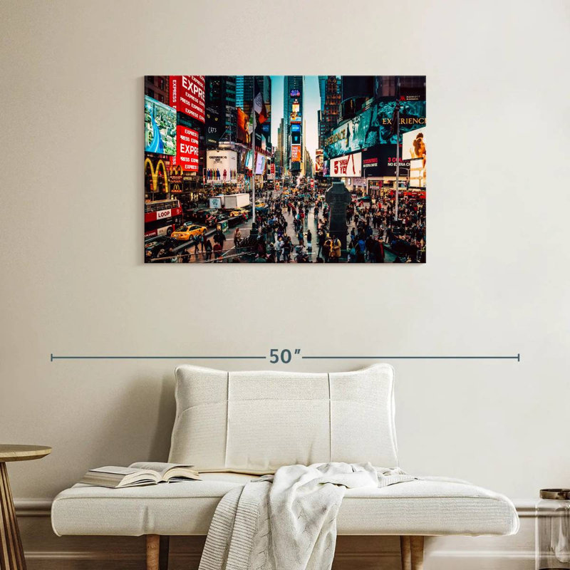 Ravi Iconic Times Square, 24" H x 36" W