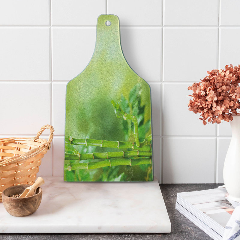 Planche à découper en verre trempé à thème Ambesonne