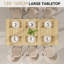 Extendable Antke Dining Table With 110-150cm Tabletop, Kitchen Wood Desk With 4-8 Seats, Space Saving-732236343-723508355