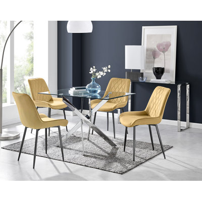 Lenworth Dining Set with 4 Chairs