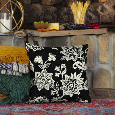 ARDEN Ashland Jacobean Outdoor Square Pillow Cover & Insert