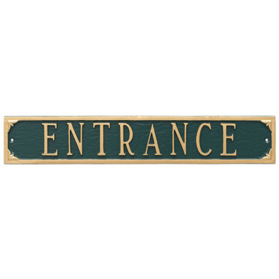 Entrance Statement Garden Plaque