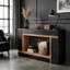 Console de style contemporain, table de couloir rectangulaire, table de canapé