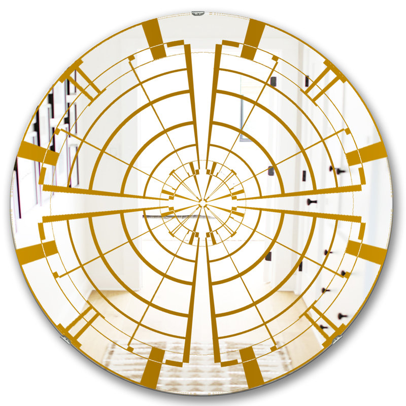 Maya Vortex II - miroir glam, H 23,6 po x l 23,6 po