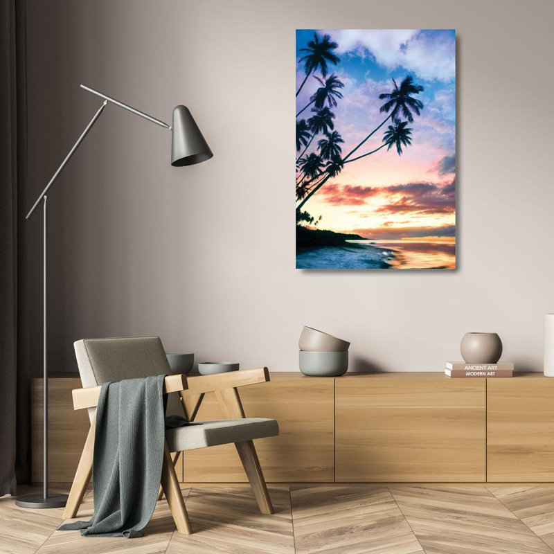 «Bay Isle Home ™ Delimont, Danita», art sur toile tendue sous le titre: Molokai Palms At, H 24 po x l 17 po