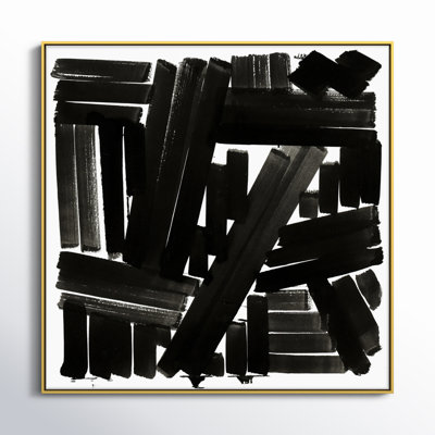 Shape of Song I by Cartissi - Floater Frame Painting on Canvas