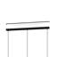 Analyah 3 - Light Satin Black Kitchen Island Pendant