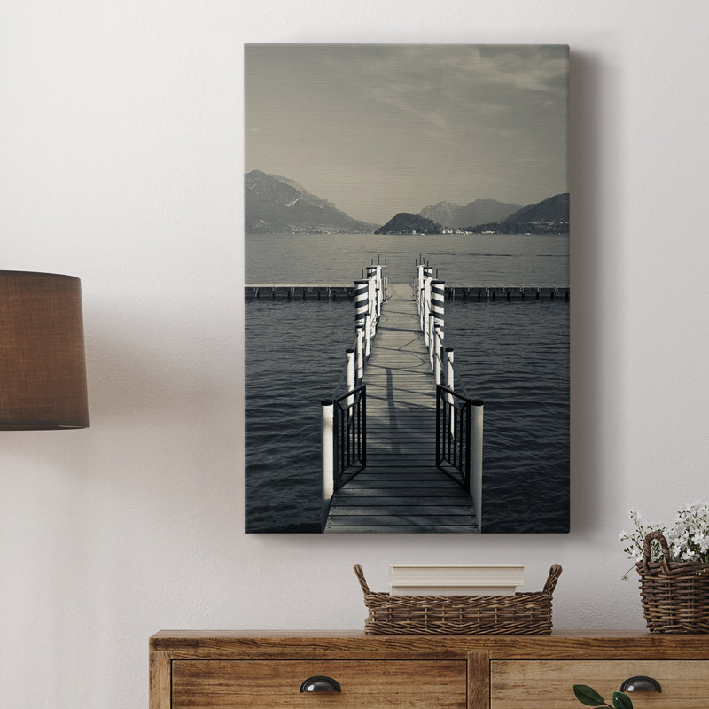 Dock View -Gallery Wrapped Cavas, 12" H x 8" W