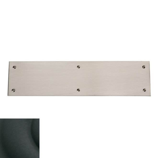 Standard Push Plate, Satin Black