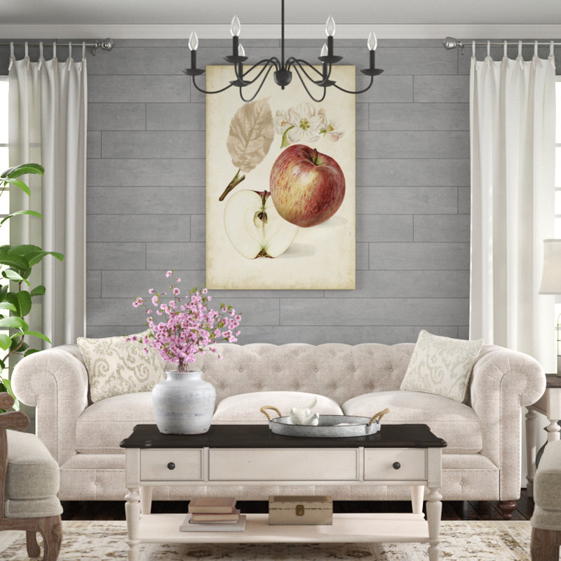 Harvest Apples II by Heinrich Pfeiffer - Wrapped Canvas Painting Print, 122cm H x 81cm W, Black Floater Framed