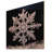 Crystal Snowflake Tranquility I - Winter Landscape On Wood Print-1239562474