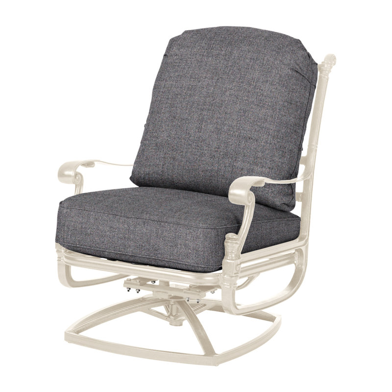Florence Outdoor Rocker Chair, Cast Slate Sunbrella® Plainweave, Desert Bronze