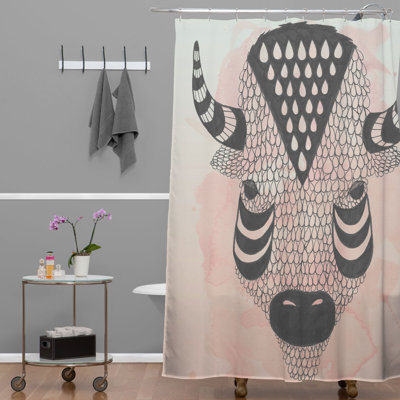 Rideau de douche simple Abri Buffy