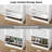Kahl 78.7"H Flip Down Shoe Storage  with 3 Flip Drawer-1603533460