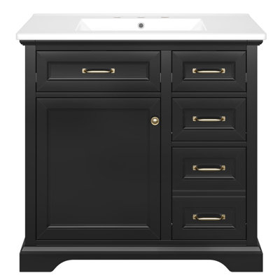 Meuble-lavabo 36 po avec lavabo en céramique