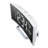 Modern & Contemporary Digital Electric Tabletop Clock with Alarm in White