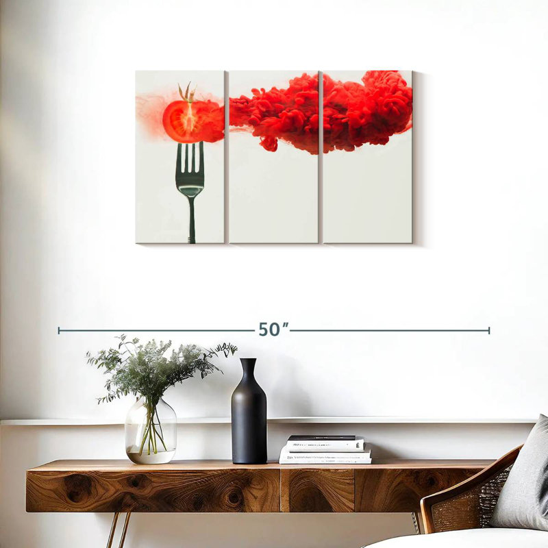 Yarlin Disintegrated Tomato, 20" H x 33" W