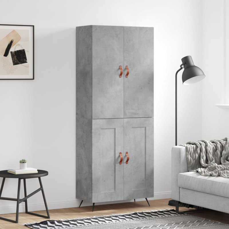 Maxuel 69.5cm Sideboard, Concrete Grey