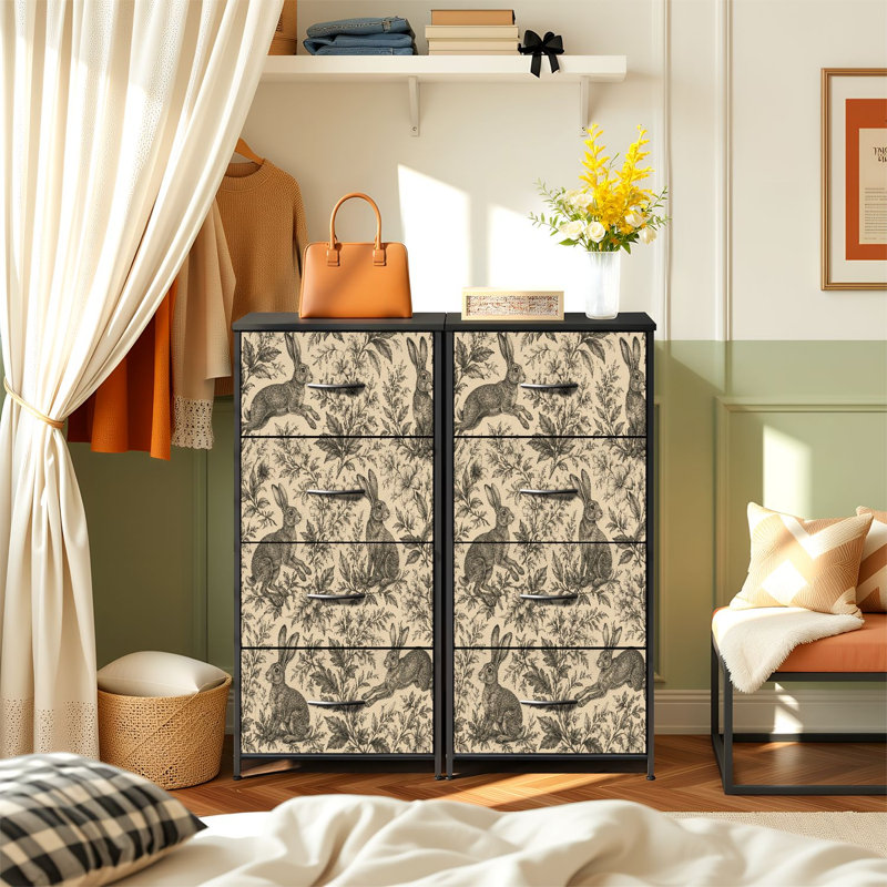 Commode de rangement verticale 4 tiroirs