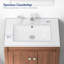 Tucson 24" W x 18" D Vitreous China Vanity Top Sink in White (Sink Only) (Vanity not Included))-97969485