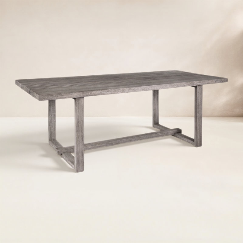 Aerilyn Rectangular Eucalyptus Outdoor Dining Table , 36'' in. W 82'' in. D