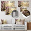 Ancre et mouettes II - décor métallique côtier, impression métallique nautique-1156921251