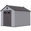 Remise de rangement en plastique pour jardin